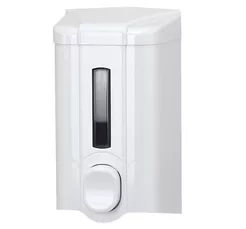 Dispensador de jabón líquido Sanitario 1000 ml, plástico blanco ABS