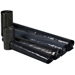 Bolsas de basura HDPE de 120 litros, 20 unidades, negras
