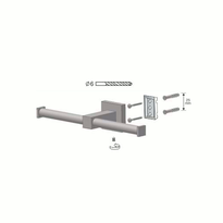 Wieszak na papier toaletowy dwuramienny Bisk ARKTIC 