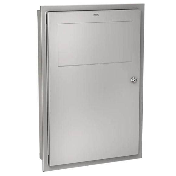 16-liter trash can KWC RODAN, matte stainless steel