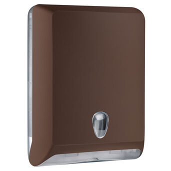 Folded paper towel dispenser L brown