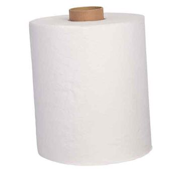 Toalla de papel en rollo JM-Metzger de 1 capa, 230 m, celulosa blanca, 6 unidades.