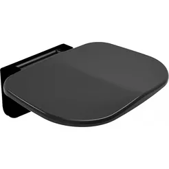 Klappbares Duschsitz Deante Vital, schwarze Stahl