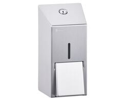Dispensador de jabón líquido Merida STELLA MINI 400 ml, acero inoxidable mate