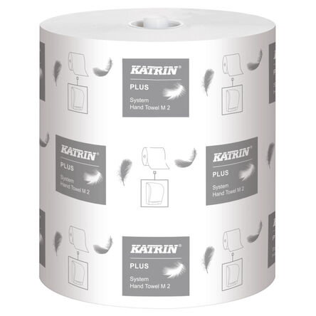Ręcznik papierowy w roli Katrin Plus M 6 szt. 2 warstwy 100 m biały celuloza