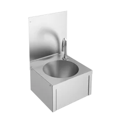 KWC ANIMA washbasin with knee-operated faucet