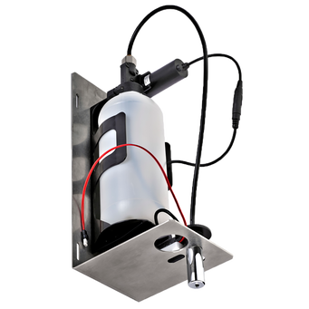 Automatic soap dispenser for hidden installation Faneco 1 l steel matt