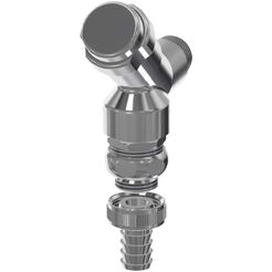 DN 15 connection valve for wall mounting by Franke
