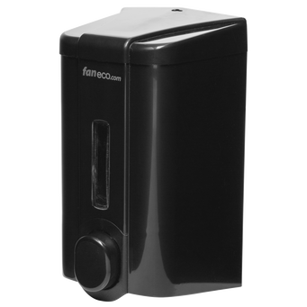 Dispenser na tekuté mýdlo Faneco DARK 1 litr plastový černý