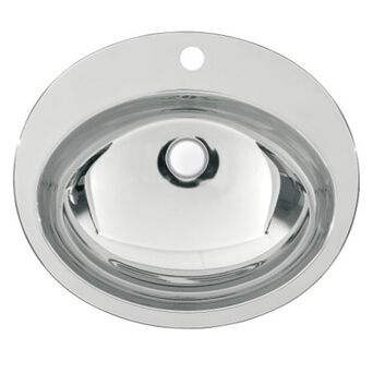 Franke RONDO RNDH451-O oval stainless steel built-in sink
