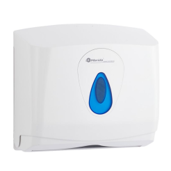 Spender für ZZ Merida TOP MINI Papierhandtücher, Kunststoff, weiß - blau