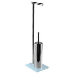 Toilet stand paper holder and toilet brush Bisk NIAGARA