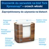 Pojemnik na serwetki Tork 273002 Xpressnap N4 pojemność, drewno orzech włoski – informacje o produkcie