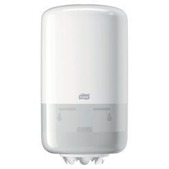 Spender für Tork Mini Papierhandtuchrollen, weißer Kunststoff