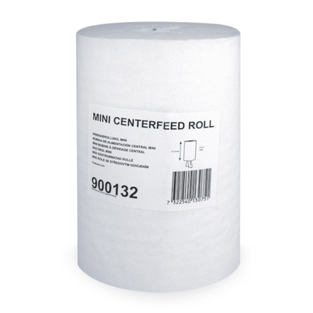 Czyściwo papierowe w roli centralnego dozowania Tork 10 szt. 1 warstwa 110 m biały celuloza + makulatura