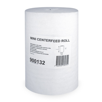 Papierhandtuchrolle für zentrale Tork-Spender, 10 Stück, 1-lagig, 110 m, weiß, aus Zellstoff + Altpapier