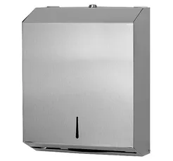 Zásobník na papírové ručníky ZZ 400 Sanitario, matná nerezová ocel