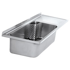 Economic sink with right drainer 1100 × 357 × 550 mm Franke