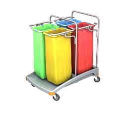 Čtyřkolový odpadkový vozík 4 × 70 litrů TSO-0021 Splast