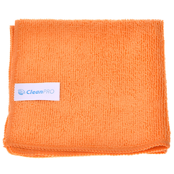 Ścierka z mikrofazy pomarańczowa CleanPRO ULTRA SOFT 30x30 cm