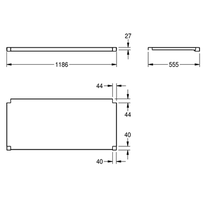 Półka do stelażu MAXT120-60