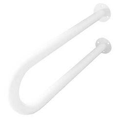 Waschgriff für Menschen mit Behinderungen Faneco ⌀ 25 mm, 50 cm, Stahl weiß