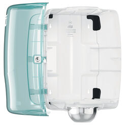 Behälter für Wischtücher auf Rolle Tork Kunststoff weiß-türkis