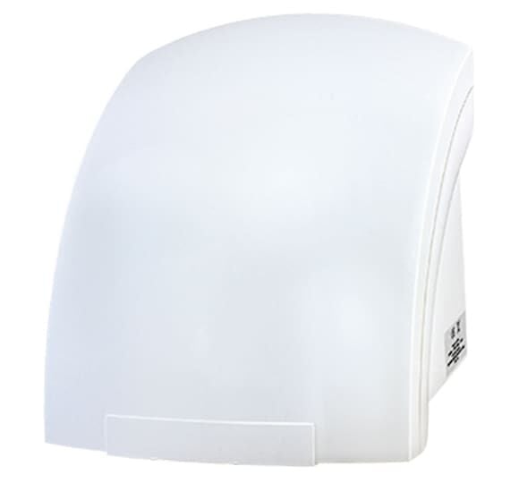 Secador de manos Sanitario 1800 W, plástico ABS blanco