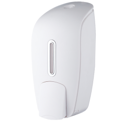 Dávkovač na tekuté mydlo Bisk F1 1 liter plast biely