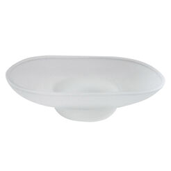 Bisk oval spare soap dish with frosted glass