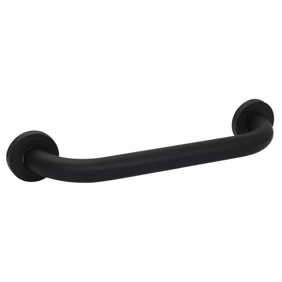 Straight bathtub handle ⌀ 25 mm, 30 cm Bisk NIAGARA, black steel