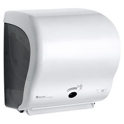 Automatyczny podajnik ręczników papierowych w rolce Merida Maxi plastik biały