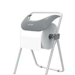 Stojak na czyściwo przemysłowe Sanitario metalowy szary