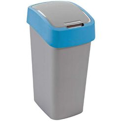 Cubo de reciclaje de 50 litros Curver FLIP BIN de plástico azul