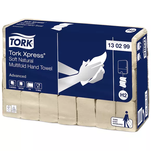 Tork Multifold Handtücher 3780 Stück, braunes Recyclingpapier