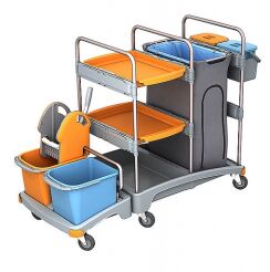 Multifunctional cleaning trolley TSZ0007