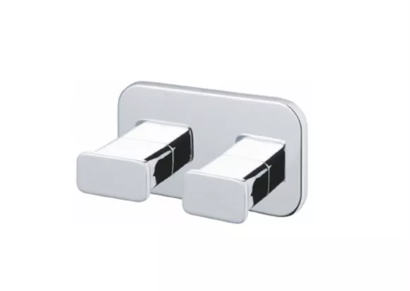 Double chrome towel rack Bisk Tore