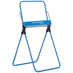 Stojak na czyściwo w rolce podłogowy Kimberly Clark PROFESSIONAL, niebieska stal