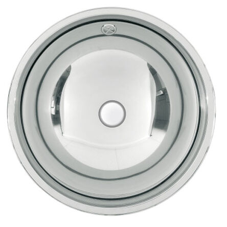 Umywalka stalowa okrągła RONDO RNDX420 mat