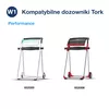 Czyściwo papierowe w rolce uniwersale Tork 128408 2 warstwy 340 m niebieska makulatura – kompatybilne wkłady i dozowniki