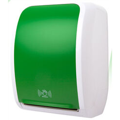 Dispensador automático de toallas de papel en rollo COSMOS JM-Metzger de plástico verde