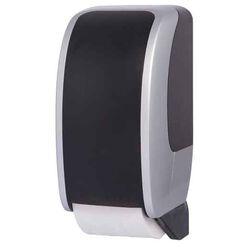 Kontajner na toaletný papier 2 rolky JM-Metzger COSMOS Automatic plast čierno-strieborný