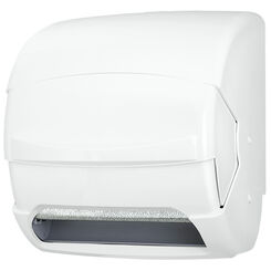 Dispensador automático de toallas de papel en rollo INOVA plástico blanco