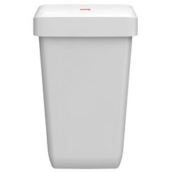 Cubo de basura de 23 litros CWS boco plástico blanco