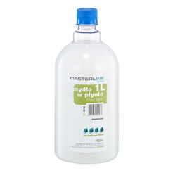 Jabón líquido antibacteriano de 1 litro BISK blanco