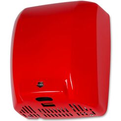 Händetrockner MAXFLOW RED Warmtec 1800 W, rot aus Stahl