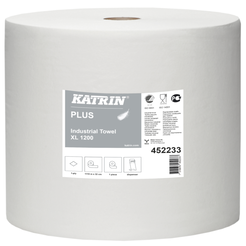 Paño de fibra industrial en rollo Katrin Plus Industrial Towel XL 1100 m 1 capa celulosa blanco
