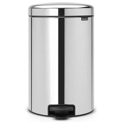 Waste bin 20 litres Merida NEWICON polished stainless steel