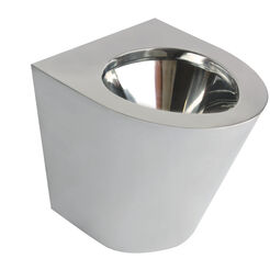 Standing toilet bowl stainless steel 