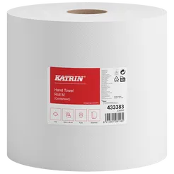 Ręcznik papierowy w rolce Katrin Basic Hand Towel Roll M 300 m 6 szt. 1 warstwa biały makulatura